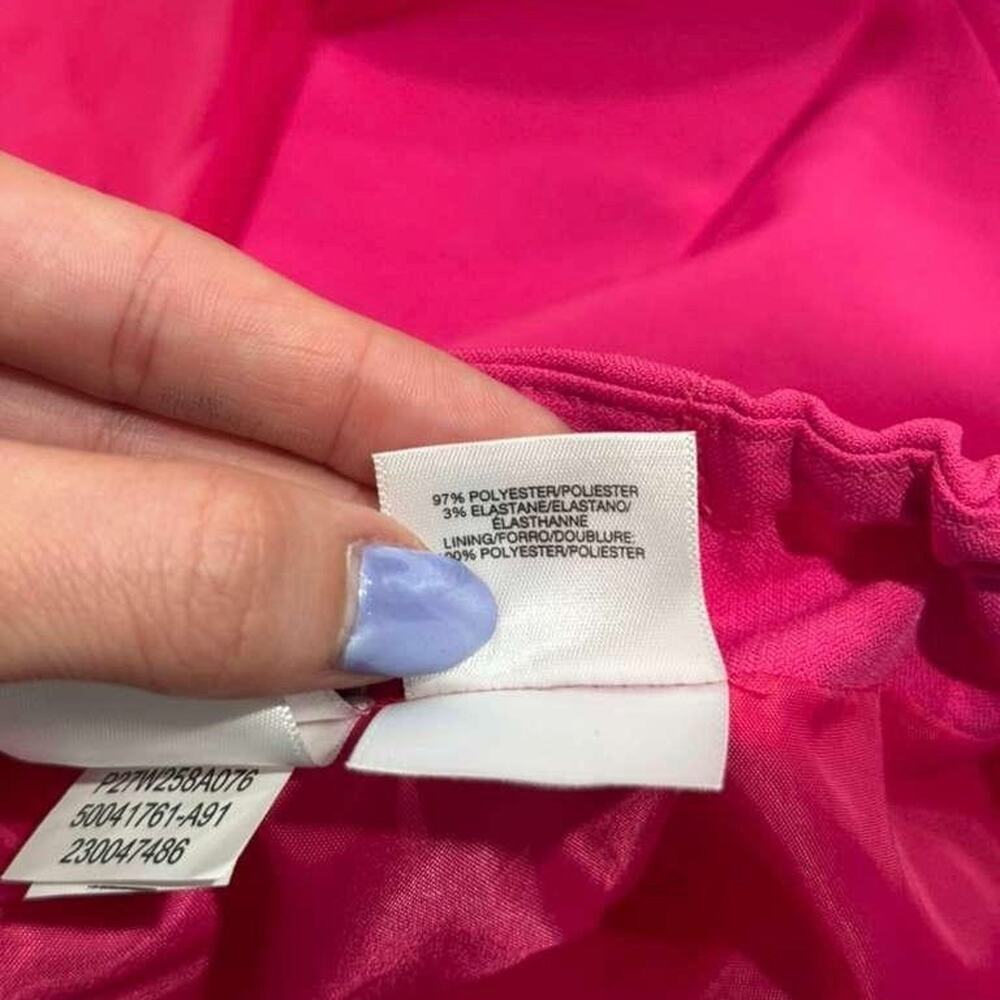 Le Suit 2 Piece Skirt Suit Set Pink Fuchsia Blazer Jacket Pencil Skirt 14W NWT - Picture 13 of 13